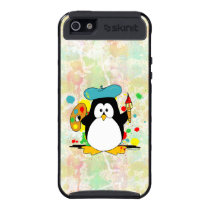 Artistic Penguin skinit case
