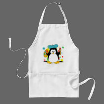 Artistic Penguin aprons by ironydesign Artistic Penguin aprons