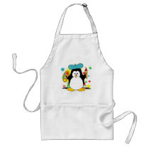 Artistic Penguin aprons