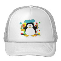Artistic Penguin hats