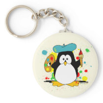Artistic Penguin keychains