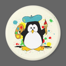 Artistic Penguin magnets by ironydesign Artistic Penguin magnets