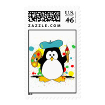 Artistic Penguin stamps