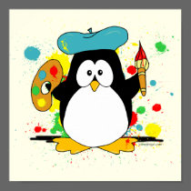 Artistic Penguin Posters posters