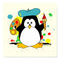 Artistic Penguin Posters posters by ironydesign Artistic Penguin Posters posters