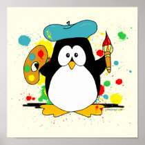 Artistic Penguin Posters posters