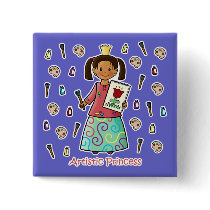 Artistic Princess buttons
