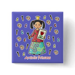 Artistic Princess Buttons