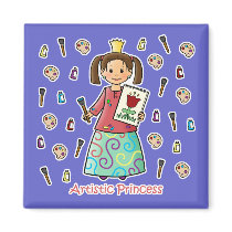 Artistic Princess magnets