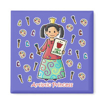 Artistic Princess magnets
