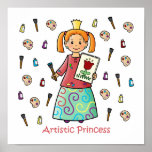 Artistic Princess Print