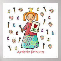 Artistic Princess Print