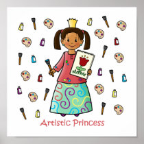 Artistic Princess Print