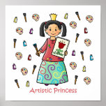 Artistic Princess Print