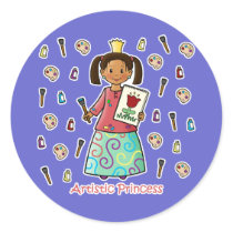 Artistic Princess stickers