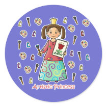 Artistic Princess stickers