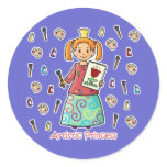 Artistic Princess Stickers