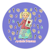 Artistic Princess stickers