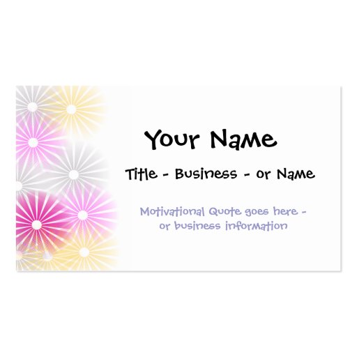 Artistic Profile or Business Card Template
