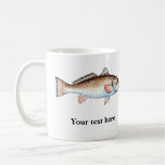 Artistic Redfish Personalized Mug