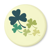 Artistic Shamrocks Magnet
