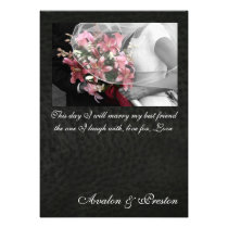Artistic Tiger Lily Best Friend Wedding Invitation invitations
