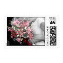 Artistic Wedding Postage Stamp stamp