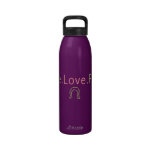 Artistic Wild Horse Foal Reusable Water Bottle