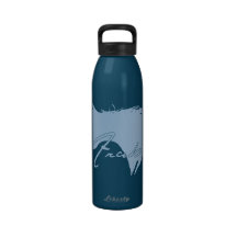 Artistic Wild Horse Foal Reusable Water Bottle