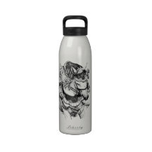 Artistic Wild Horse Foal Reusable Water Bottles