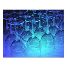 Artistic Wine Glasses Photo Art