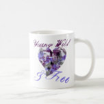Artistic Young Wild and Free girl Coffee Mugs