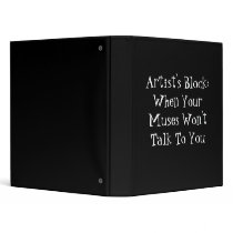 Artist's Block 3 Ring Binders