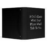 Artist's Block binders
