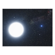 Artist's concept showing the binary star system