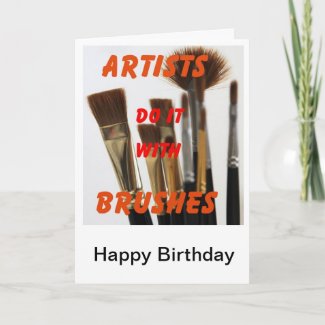 artists do it with brushes card