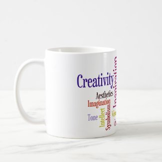 Artist's Mug - Inspiration, Creativity Word Cloud mug