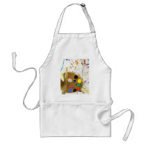 Artists Paint Splatter And Pallet of Paint Apron