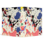 Artists Paint Splatter Background Vinyl Binders