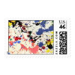 Artists Paint Splatter Background Stamps