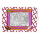 Artists Paints & Palette Template Greeting Card