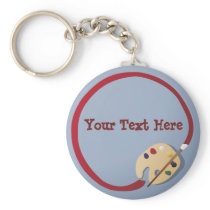Artist's Palette Keychain