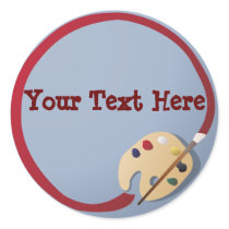 Artist's Palette Stickers by Customizables Artist's Palette Stickers