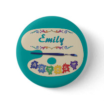 Artist's Pallet buttons by Sensato Artist's Pallet buttons