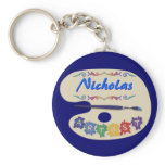 Artist's Pallet Key Chain