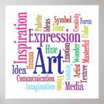 Artist's Studio Colorful Creative Inspirations Posters