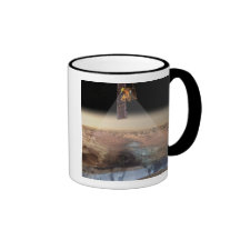 Artist's View of Odyssey Detecting Ice Coffee Mug