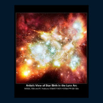 Artist's View of Star Birth in the Lynx Arc posters by Space_Exploration Artist's View of Star Birth in the Lynx Arc posters