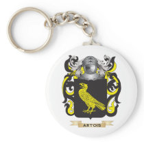 Artois Coat of Arms (Family Crest) Key Chain