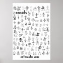 Artomatic Robots 2009 Poster 3 posters